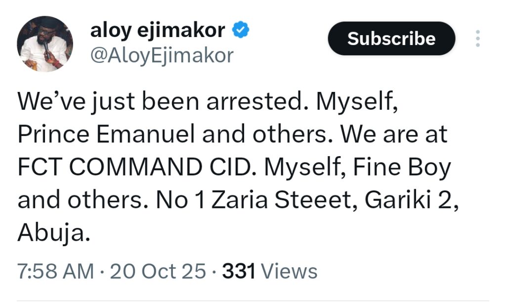 BREAKING: Police Arrests Nnamdi Kanu's brother, Prince Emmanuel, lawyer Ejimakor in Abuja 2 Police Arrests Nnamdi Kanu's brother, Prince Emmanuel, lawyer Ejimakor in Abuja