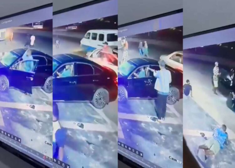 VIDEO: CCTV Footage Captures Moment Gunmen Snatches A Car From Owner In Port Harcourt 1 VIDEO: CCTV Footage Captures Moment Gunmen Snatches A Car From Owner In Port Harcourt
