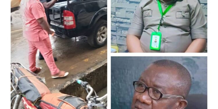 Abia Govt Cl⁠amps Down On Fake Revenue Syndicate In A⁠riaria‍ Market, Arrests Task Force Impersonator, Benedict Elias