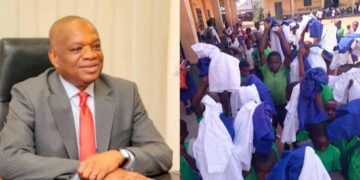 Senator Orji Kalu Distributes Educational Materials in Ohafia, Unveils Completed Projects, Says More Are Underway