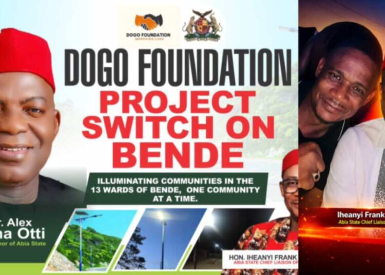 Chima Anyaso Commends DOGO Foundation’s ‘Switch On Bende’ Initiative