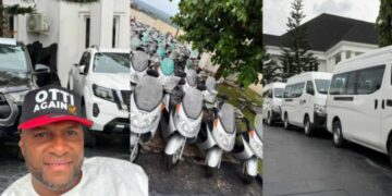 Chima Anyaso Leads Otti Again 2027 Movement as Bende Receives Campaign Vehicles, Security Motorcycles