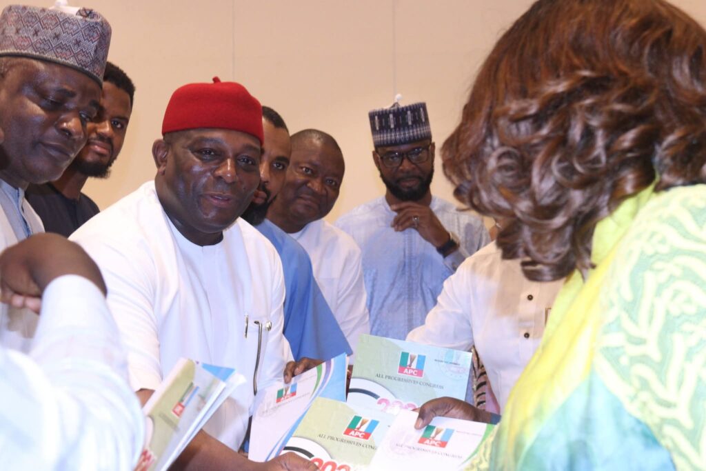 Mascot Uzor Kalu Purchases APC Nomination Form, Declares for 2027 Abia Governorship Race