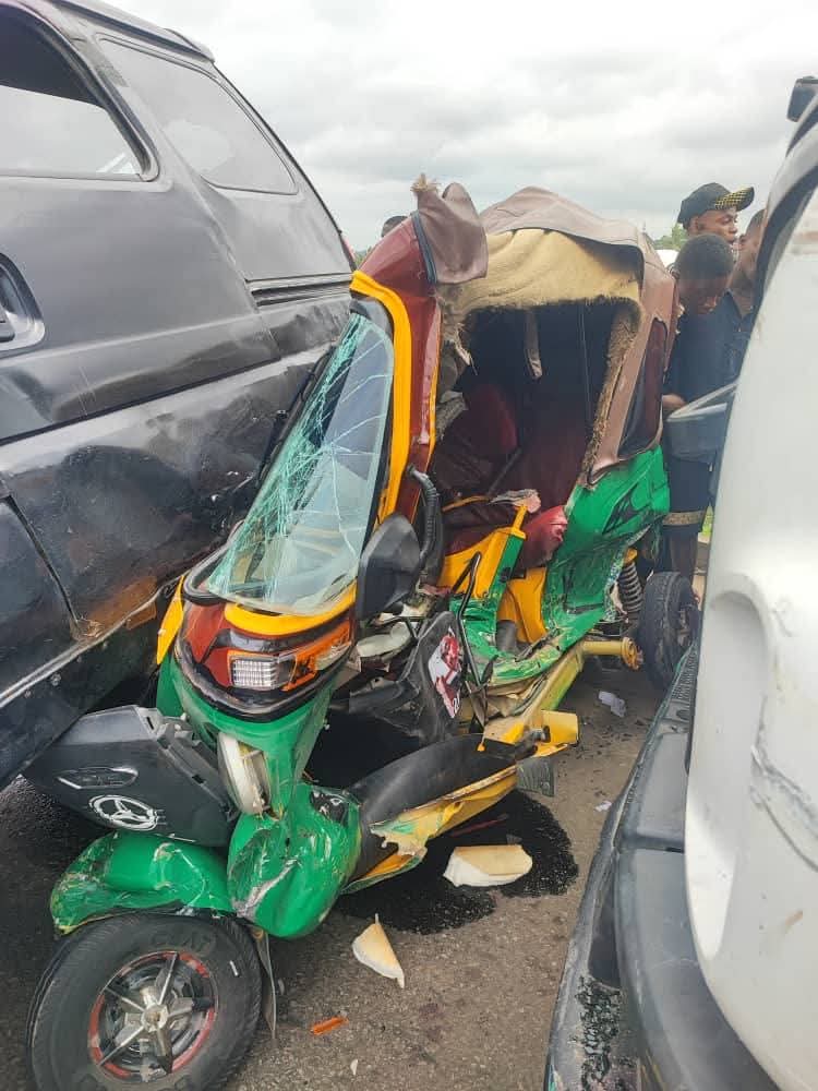 Many Injured as Cement-Laden Trailer Crashes Into Commercial Vehicles in Aba
