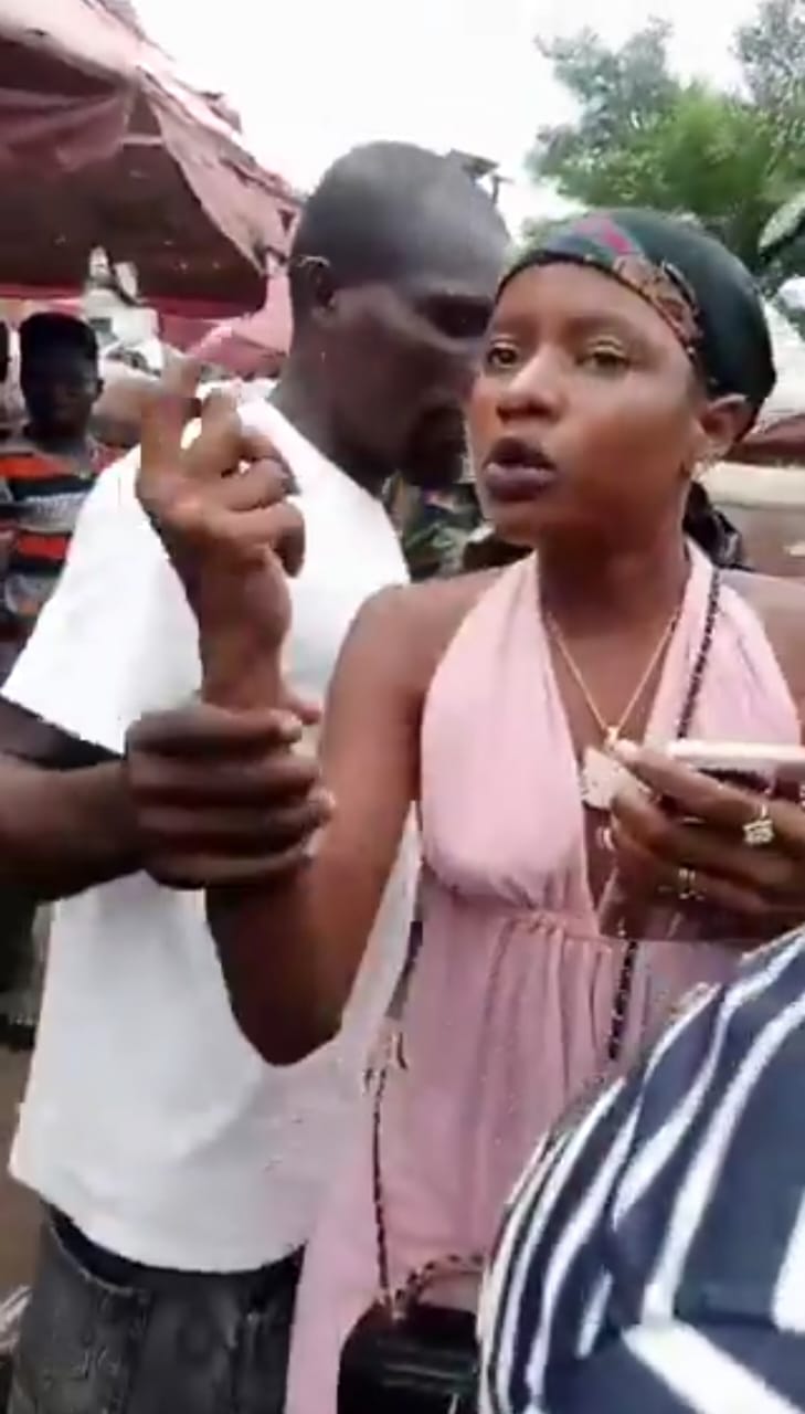 VIDEO: Lady Publicly Harassed by Locals Over Dressing in Umuahia 2 Lady Publicly Harassed by Locals Over Dressing in Umuahia