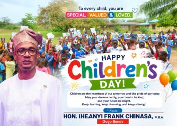 Chinasa Celebrates Children on Children’s Day, Urges Investment in Their Future