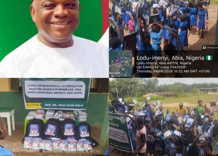 Senator Orji Kalu Flags Off 2026 Distribution of Educational Materials Across Abia North Schools