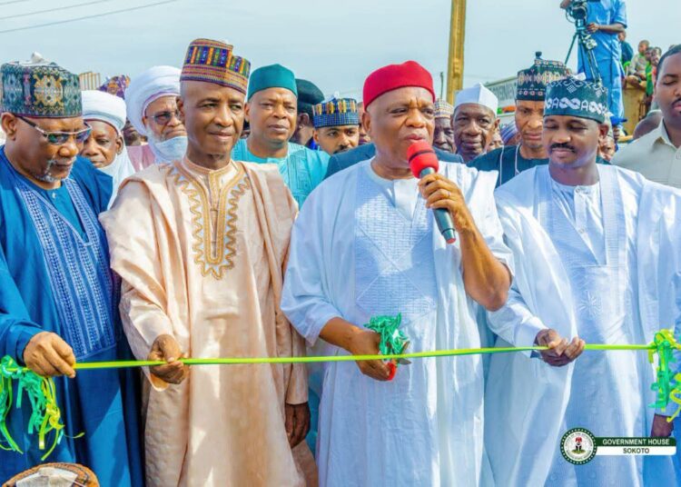 Sen. Kalu Hails Sokoto Governor's Infrastructure Drive at Arkilla Roads Commissioning 1 Senator Orji Uzor Kalu Hails Sokoto Governor's Infrastructure Drive at Arkilla Roads Commissioning