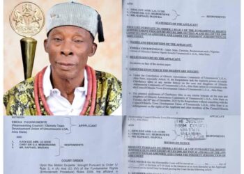 Traditional Ruler and Town Union Clash Over Chieftaincy Conferment in Obinolu Autonomous Community, Umunneochi
