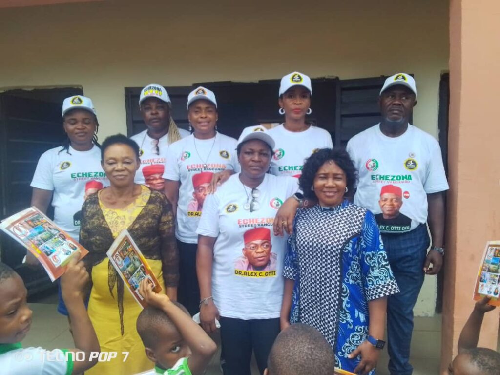 Executives of Echezona Street Vanguard for Governor Alex Otti Visit Schools, Distribute Exercise Books to Pupils