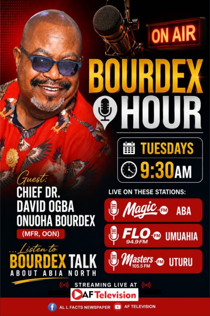 Bourdex Unveils Weekly Media Engagement to Present Blueprint for Abia North 2 Labour Party’s Bourdex to Begin Weekly Radio, TV Broadcasts on Vision for Abia North