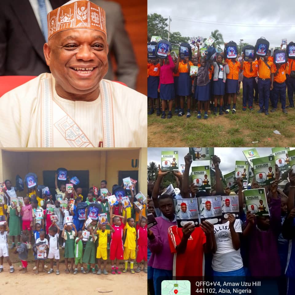 Senator Orji Kalu Distributes Learning Materials to Schools in Isuikwuato, Reaffirms Commitment to Education 2 Senator Orji Kalu Distributes Learning Materials to Schools in Isuikwuato, Reaffirms Commitment to Education