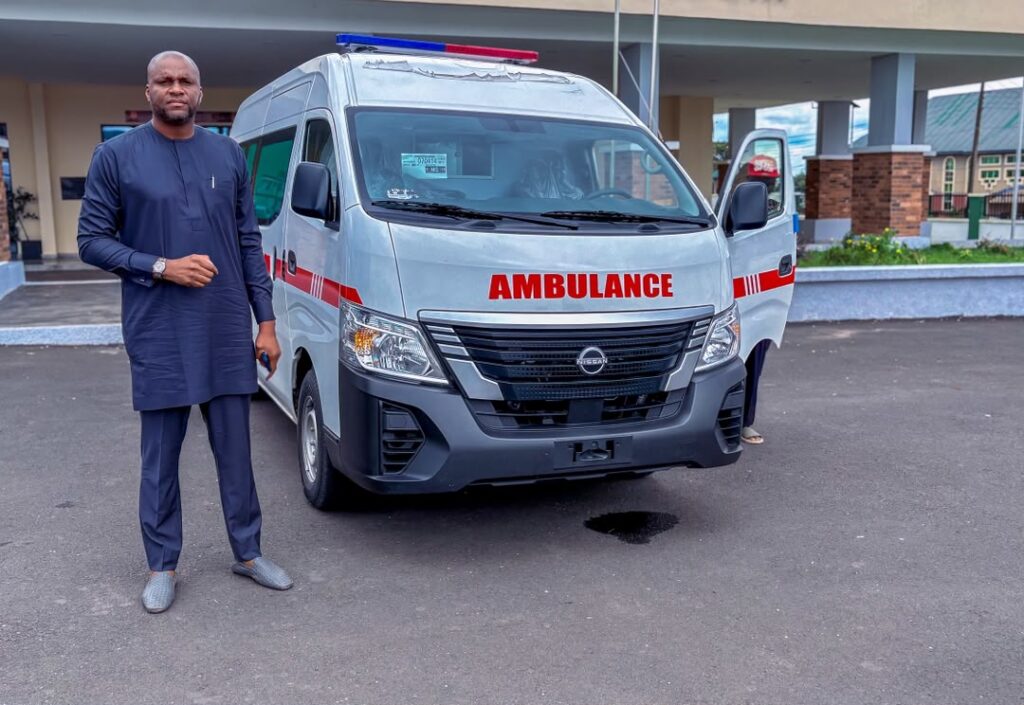 Chima Anyaso Donates Fully Equipped Ambulance to Boost Emergency Healthcare in Bende