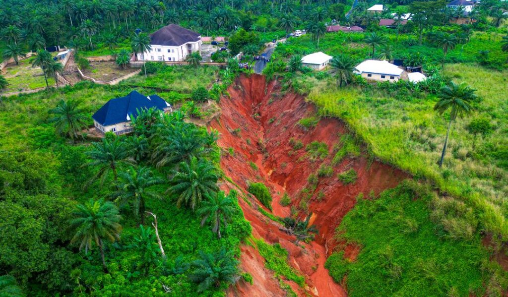 Over 10 Houses Swallowed By Erosion, Scores Displaced In Abia as Deputy Speaker, Ecological Funds Officials Assess Sites