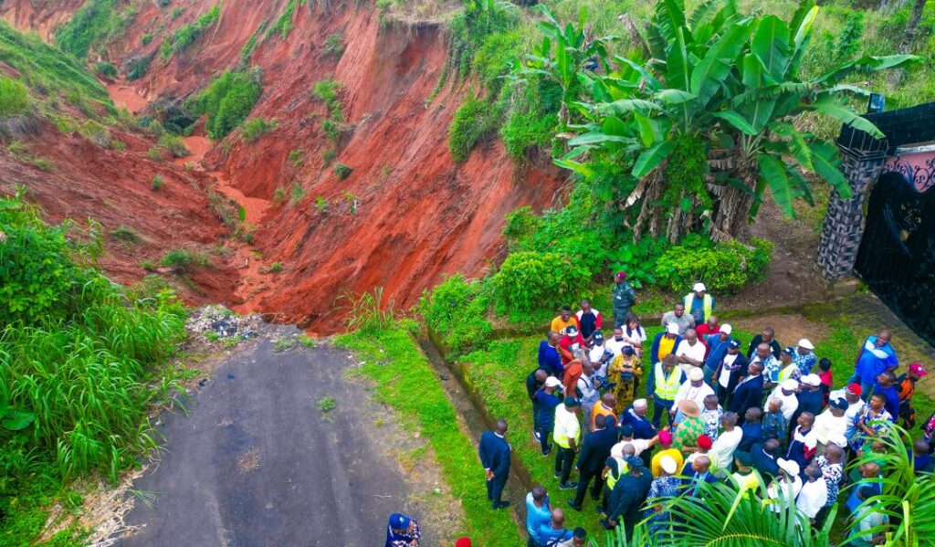 Over 10 Houses Swallowed By Erosion, Scores Displaced In Abia as Deputy Speaker, Ecological Funds Officials Assess Sites