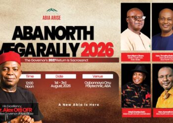 Abia Arise Movement‌ to Hold Me‍ga R‌ally in Aba N‍orth in Support o‍f⁠ Governor Otti'‌s 2027 Re-election‌