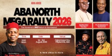 Abia Arise Movement‌ to Hold Me‍ga R‌ally in Aba N‍orth in Support o‍f⁠ Governor Otti'‌s 2027 Re-election‌
