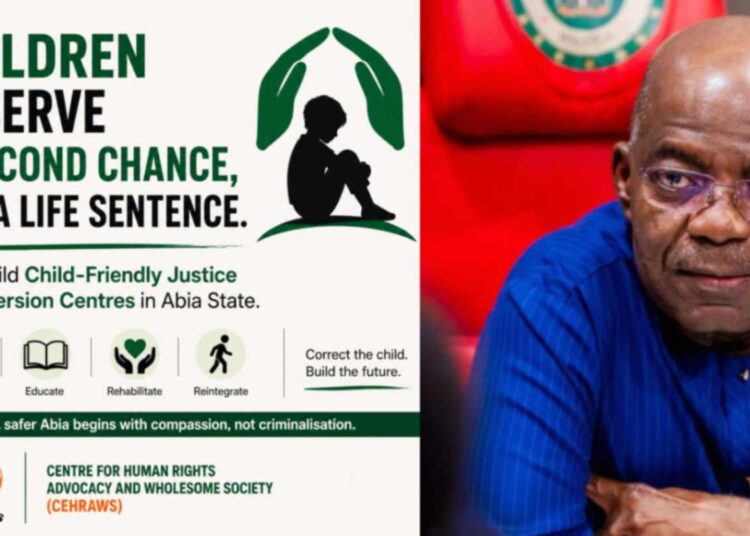 CEHRAWS Urges Gov. Otti to Establish Child-Friendly Justice Centres in Abia 1 CEHRAWS Urges Gov. Otti to Establish Child-Friendly Justice Centres in Abia