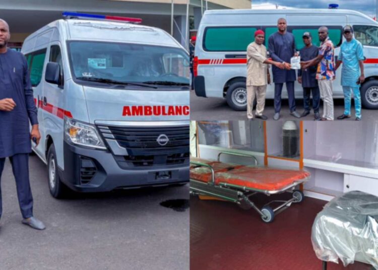 Chima Anyaso Donates Fully Equipped Ambulance to Boost Emergency Healthcare in Bende