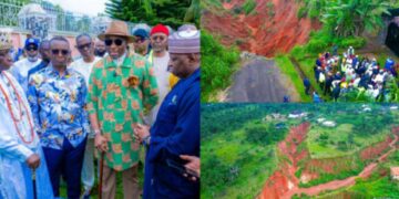 Over 10 Houses Swallowed By Erosion, Scores Displaced In Abia as Deputy Speaker, Ecological Funds Officials Assess Sites