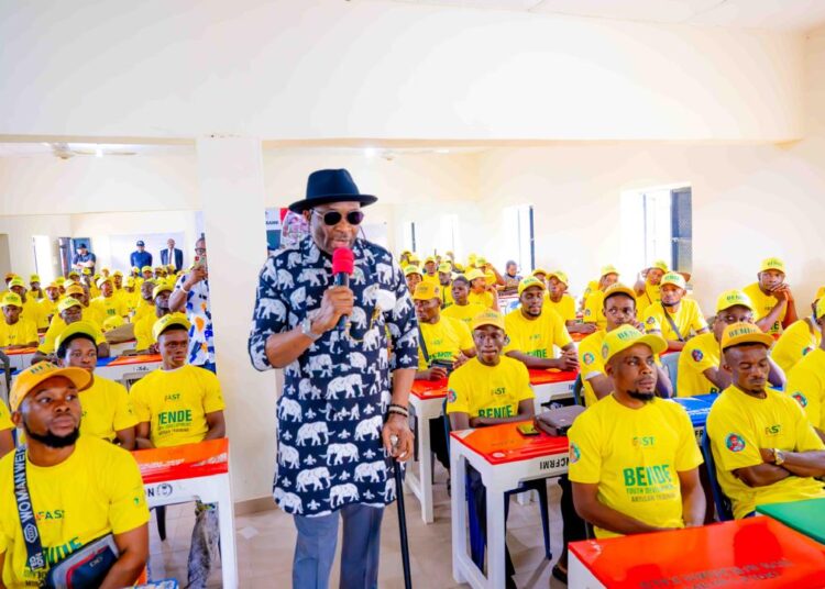Deputy Speaker, Kalu Flags Off Skills Training in Bende, Urges 150 Abia Youths to Build Nation With Knowledge Acquired