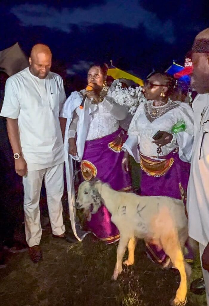 IYOM Ugwueke Backs Chima Anyaso Ahead of 2027, Presents Giant Goat in Show of Appreciation