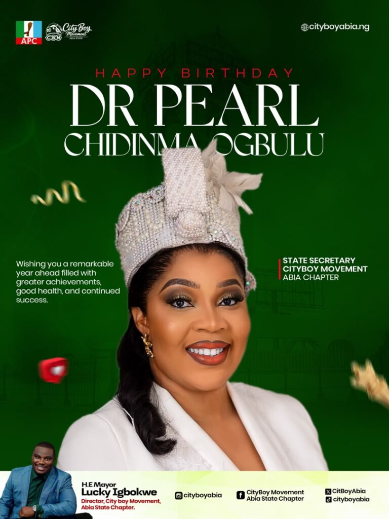 CityBoy Movement Abia Celebrates State Secretary, Dr. Pearl Chidinma Ogbolu, on Her Birthday 2 CityBoy Movement Abia Celebrates State Secretary, Dr. Pearl Chidinma Ogbolu, on Her Birthday