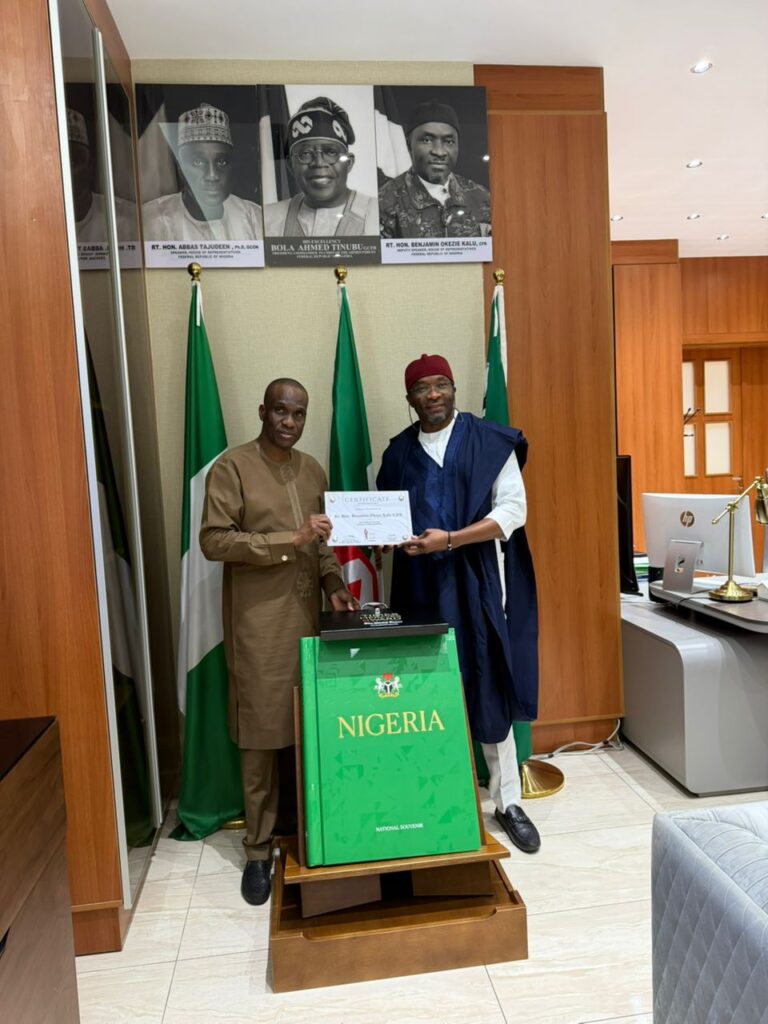 Daily Times Names Deputy Speaker Kalu Lawmaker of the Year, Presents Award Nomination Letter