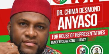 Dr. Chima “OFUJI” Anyaso Unveils 2027 Campaign Flier Amid Growing Demand For New Leadership In Bende