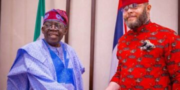 Alex Ikwechegh with President Tinubu