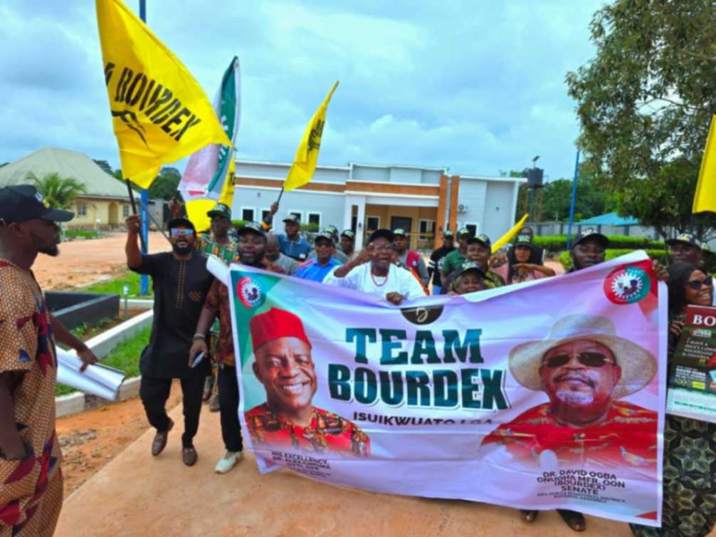 Bourdex Receives Rousing Welcome in Isuikwuato as Team Bourdex Inaugurates Ward Coordinators During LGA Unity Tour 2 Bourdex Receives Rousing Welcome in Isuikwuato as Team Bourdex Inaugurates Ward Coordinators During LGA Unity Tour