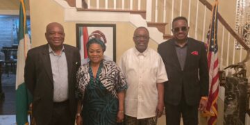 Senator Kalu Visits Nigeria’s Ambassador to U.S., Discusses National Development