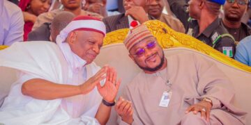 Senator Kalu Greets Zamfara Governor Dauda Lawal at 61
