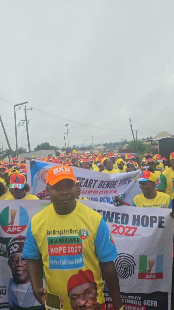 Bende Constituents Rally Behind Benjamin Kalu, March Across 13 Wards in ‘Yellow Movement’ 2 Bende Constituents Rally Behind Benjamin Kalu, March Across 13 Wards in ‘Yellow Movement’