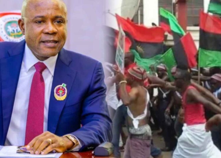 IPOB berates Mbah over disruption of opposition rallies in Enugu State, restates boycott of 2027 polls