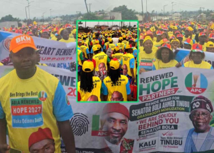 Bende Constituents Rally Behind Benjamin Kalu, March Across 13 Wards in ‘Yellow Movement’ 1 Bende Constituents Rally Behind Benjamin Kalu, March Across 13 Wards in ‘Yellow Movement’