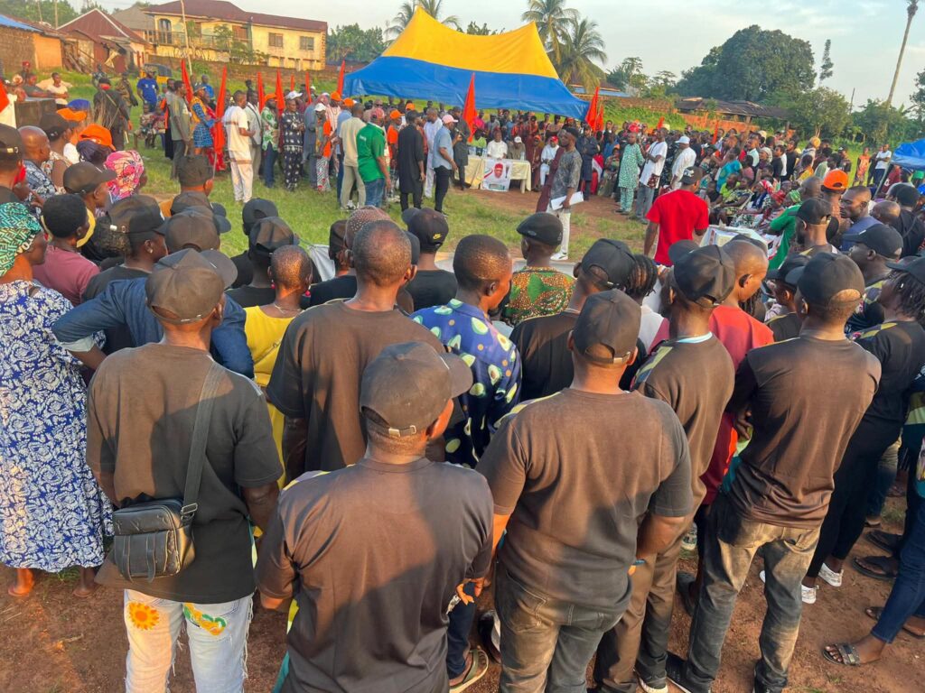 Orji Kalu Takes Ward-to-Ward Tour to Ohafia, Meets Traditional Rulers, Constituents