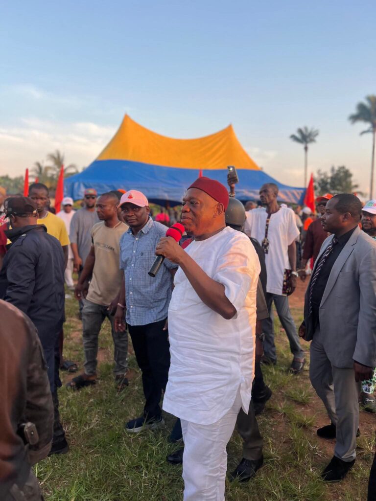 Orji Kalu Takes Ward-to-Ward Tour to Ohafia, Meets Traditional Rulers, Constituents