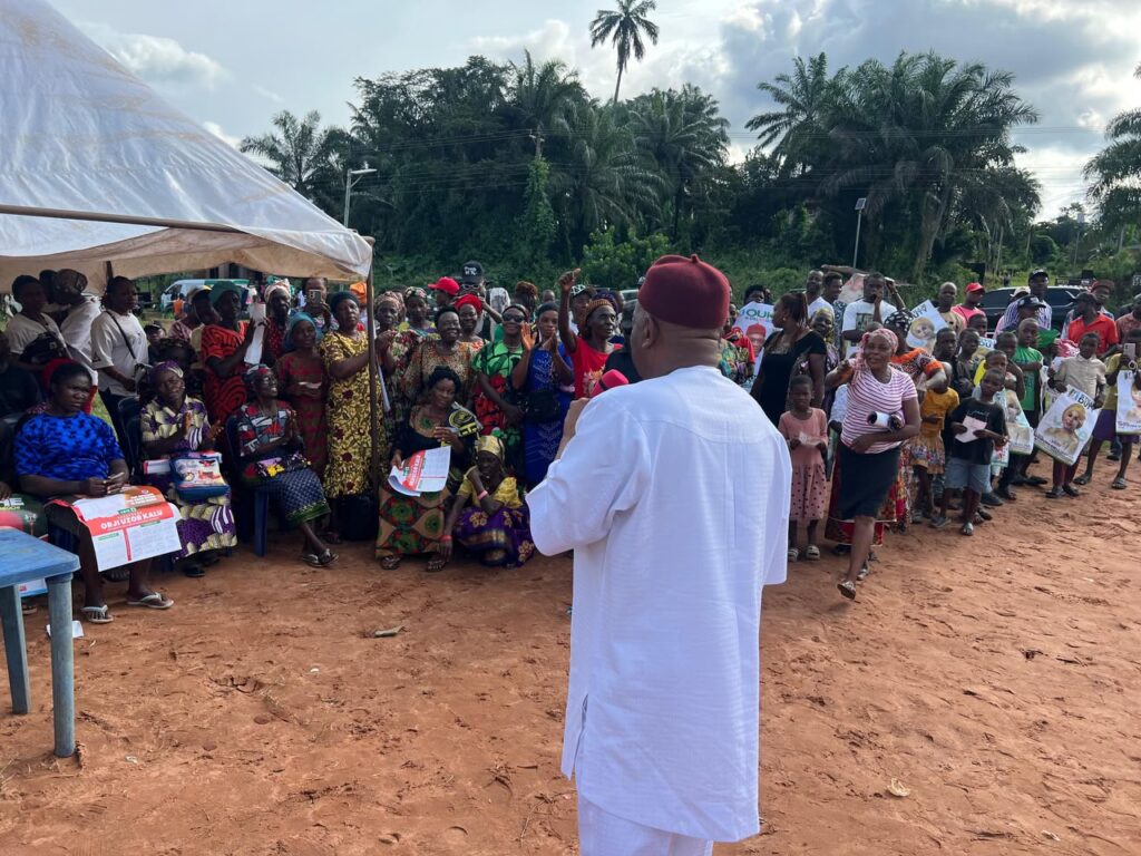Umunneochi Ward Tour: Community Leaders, APC Candidate Back Orji Kalu’s Re-election, Call for Bloc Votes