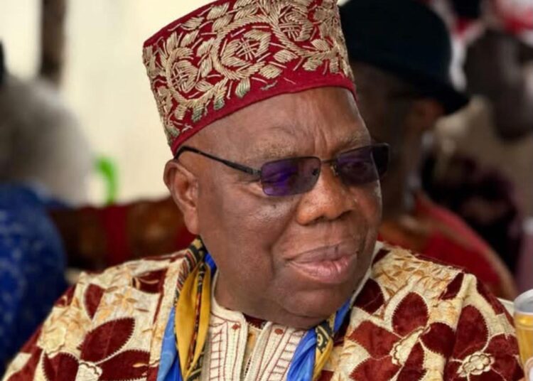 Senator Kalu Mourns Eze Ukoha Kalu Ukoha, Paramount Ruler of Ebem Ohafia