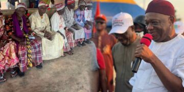 Sen. Kalu Takes Ward-to-Ward Tour to Ohafia, Meets Traditional Rulers, Constituents