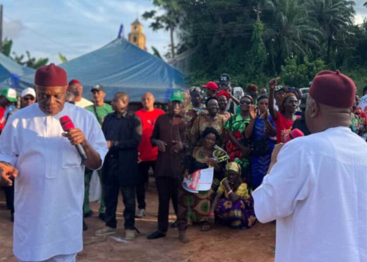 Umunneochi Ward Tour: Community Leaders, APC Candidate Back Orji Kalu’s Re-election, Call for Bloc Votes