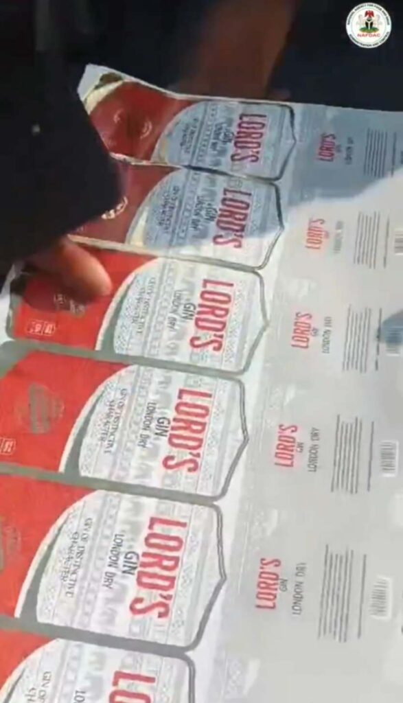 NAFDAC Seizes Counterfeit Alcoholic Beverage Packaging Materials Worth ₦200m in Aba