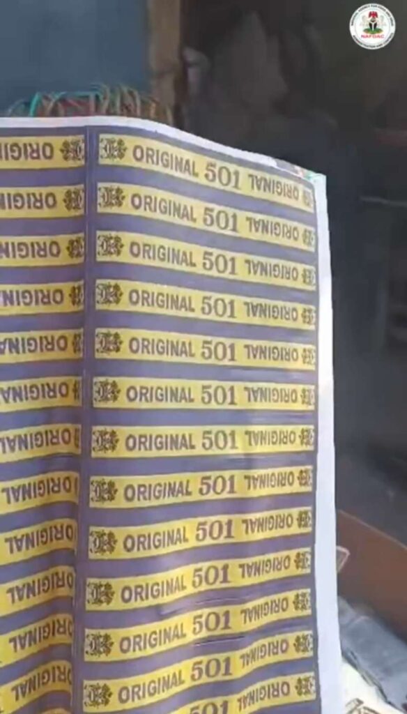 NAFDAC Seizes Counterfeit Alcoholic Beverage Packaging Materials Worth ₦200m in Aba